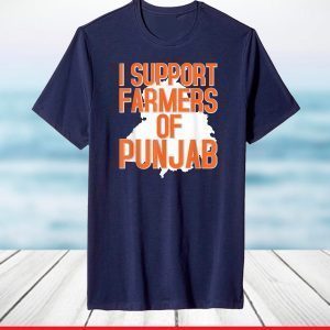 I Support Farmers of Punjab India Kisan Rally T-Shirt