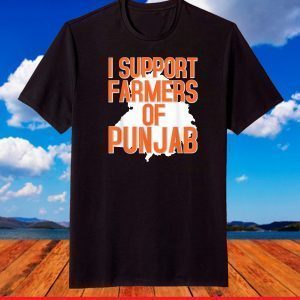 I Support Farmers of Punjab India Kisan Rally T-Shirt
