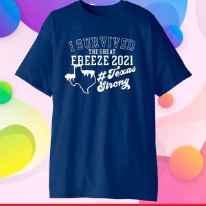 I survived Texas 21 Snow Strong Texas great freeze of 2021 Unisex T-Shirt