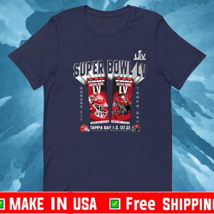 Kansas City Chiefs VS Tampa Bay Buccaneers Super Bowl 2021 T-Shirt