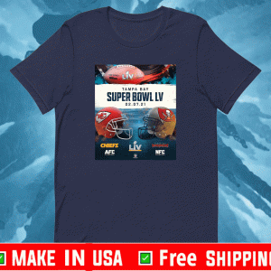Kansas City Chiefs Vs Tampa Bay Buccaneers Super Bowl T-Shirt