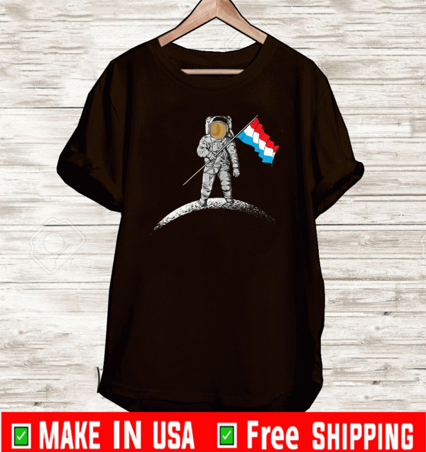 Luxembourg Heritage Luxembourger Astronaut Moon T-Shirt
