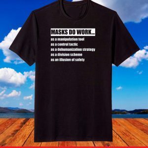 Masks do work as a manipulation tool as a control tactic T-Shirt