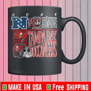 National Conference Champions With Tampa Bay Buccaneers 2021 Mug - 2021 Buccaneers Super Bowl LV 55 Champions Hot Mug