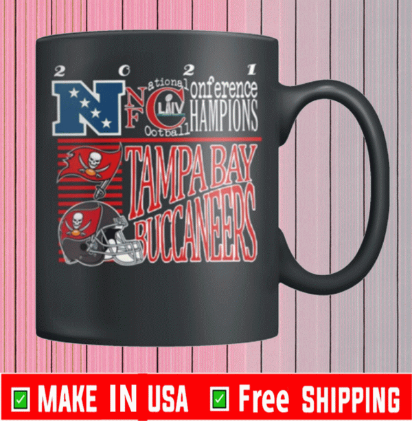 National Conference Champions With Tampa Bay Buccaneers 2021 Mug - 2021 Buccaneers Super Bowl LV 55 Champions Hot Mug