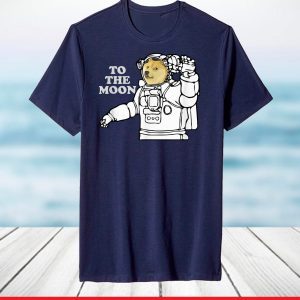 Official Dogecoin To The Moon Cool T-Shirt