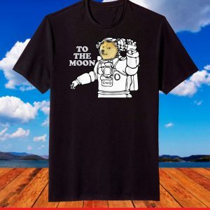 Official Dogecoin To The Moon Cool T-Shirt