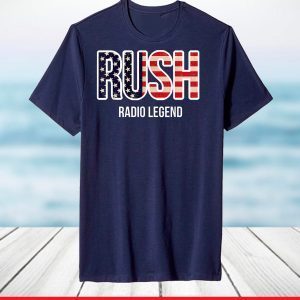RUSH RADIO LEGEND Life Celebration Conservative Opinions T-Shirt
