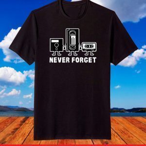 Retro Vintage Never Forget Cassette Tape T-Shirt