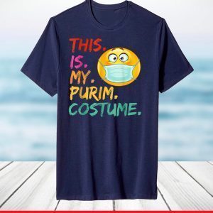 This is my Purim Costume funny Jewish Face Mask T-Shirt