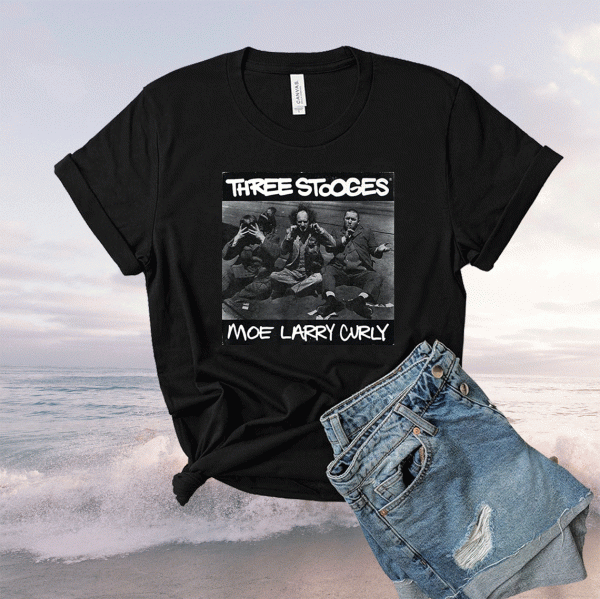 Three Stooges '90s Hip Hop Album T-Shirt