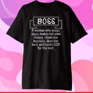 Vintage Woman Boss Definition Lady Appreciation Mom Queen Classic T-Shirt