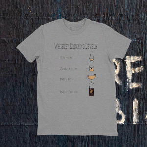 Whiskey Drinking Levels Tee Shirt