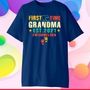 First Time Grandma Est 2021 Promoted to Grandma 2021 Classic T-Shirt