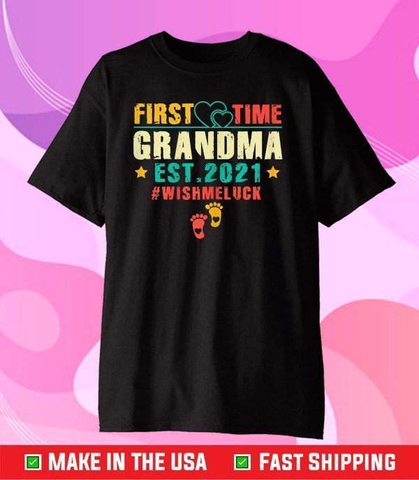 First Time Grandma Est 2021 Promoted to Grandma 2021 Classic T-Shirt