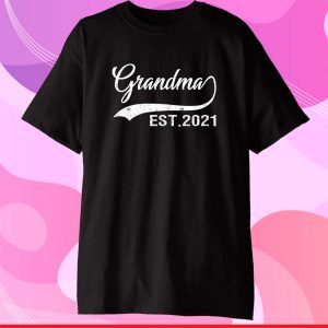 Womens Grandma Est. 2021 Vintage New Grandma Gifts Mothers Day Classic T-Shirt