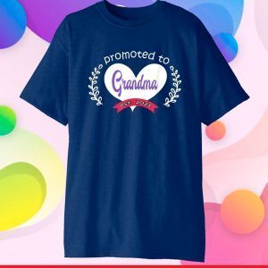 promoted to grandma est 2021 Mothers Day Gift for grandma Gift T-Shirt