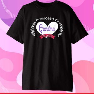 promoted to grandma est 2021 Mothers Day Gift for grandma Gift T-Shirt