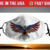 American Flag Eagle Face Mask