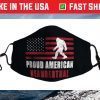 American Neanderthal vintage Flag for Proud Neanderthals Face Mask
