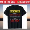 Back Off Crazy Grandma Grandson Granddaughter T-Shirt