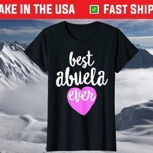 Best Abuela Ever Heart Spanish Grandma T-Shirt