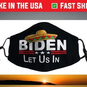 Biden - Please Let Us In Face Mask