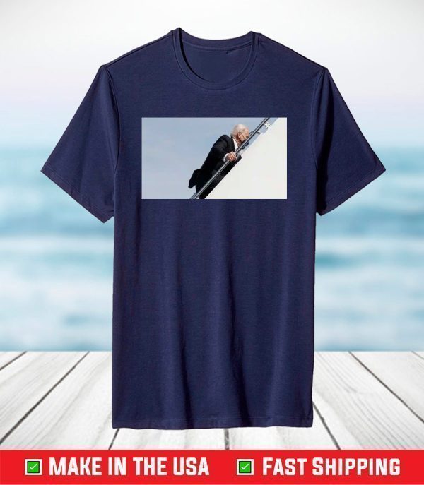 Biden Stumbles Thrice Trying to Board Plane T Shirt