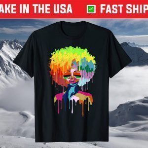 Black Queen Afro Melanin Art Mother's Day 2021 Black History T-Shirt