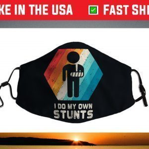 Broken Arm Shirt Hand Wrist Elbow Injury Get Well Soon Face Mask