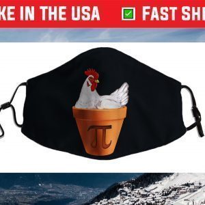 Chicken Pot PI Day Face Mask