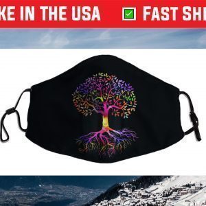 Colorful Tree Of Life, Gifts Birthday Face Mask