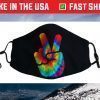 Cool Peace Hand Tie Dye Face Mask