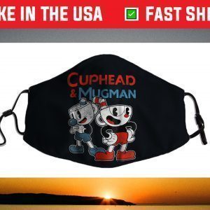 Cuphead & Mugman Dynamic Duo Graphic Face Mask