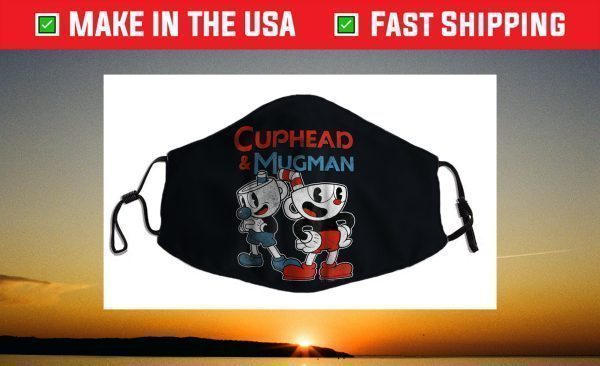 Cuphead & Mugman Dynamic Duo Graphic Face Mask
