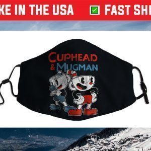 Cuphead & Mugman Dynamic Duo Graphic Face Mask