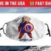Cute Captain Labrador Retriever Funny Dog Puppy Pet Lover Face Mask