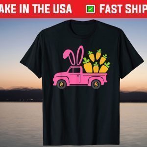 Cutes Truck Costume Rabbit Easter Bunny Carrot Easter Day T-Shirt