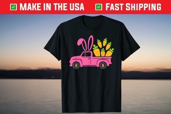 Cutes Truck Costume Rabbit Easter Bunny Carrot Easter Day T-Shirt