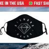 Diamond Hands (White Line Version) Face Mask