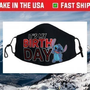 Disney Lilo and Stitch Happy Birthday Face Mask