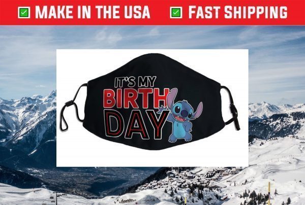 Disney Lilo and Stitch Happy Birthday Face Mask