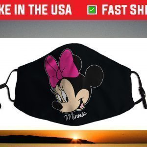 Disney Mickey And Friends Minnie Mouse Big Face Face Mask