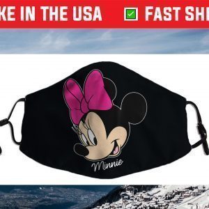 Disney Mickey And Friends Minnie Mouse Big Face Face Mask