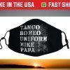 Donald Trump 2024 MAGA Phonetic Alphabet USA Flag Voter Face Mask