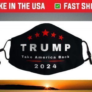 Trump 2024 Take America Back Face Mask