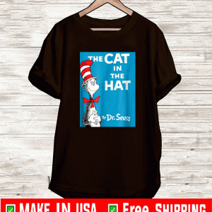 Dr. Seuss The Cat in the Hat Book Cover T-shirt