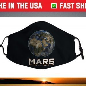 Earth Day 2021 Occupy Planet Mars Science Astronomy Face Mask