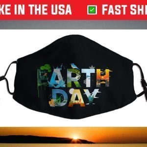 Earth Day Environmental Protection Save Tree & Animals Face Mask