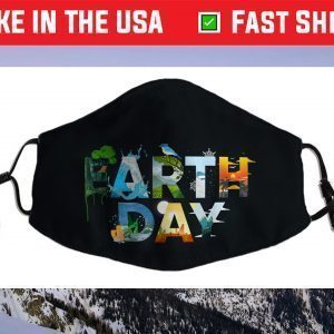Earth Day Environmental Protection Save Tree & Animals Face Mask